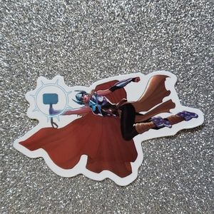 MARVEL Thor COMIC BOOK Waterproof Sticker JANE FOSTER Disney